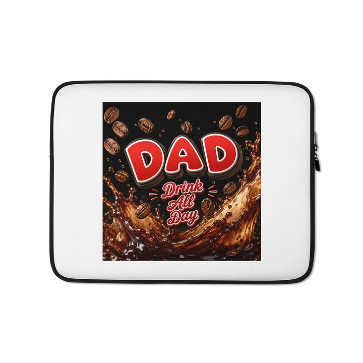 Coffee Lover Dad Laptop Case product image (1)