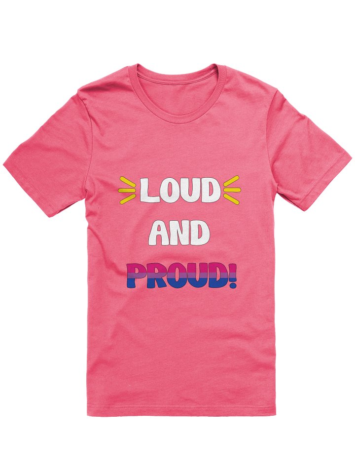 Loud and Proud Bi T-Shirt product image (2)