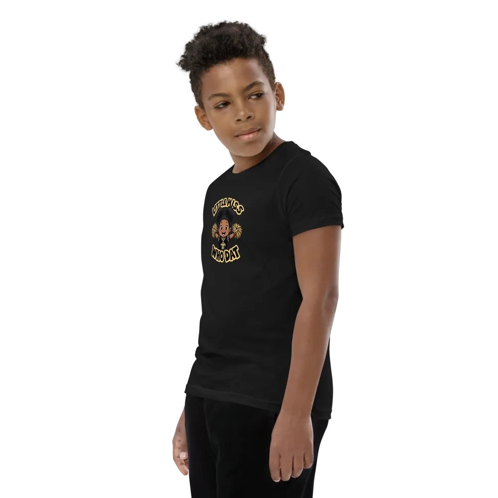 Cheerful Who Dat Youth T-Shirt product image (38)
