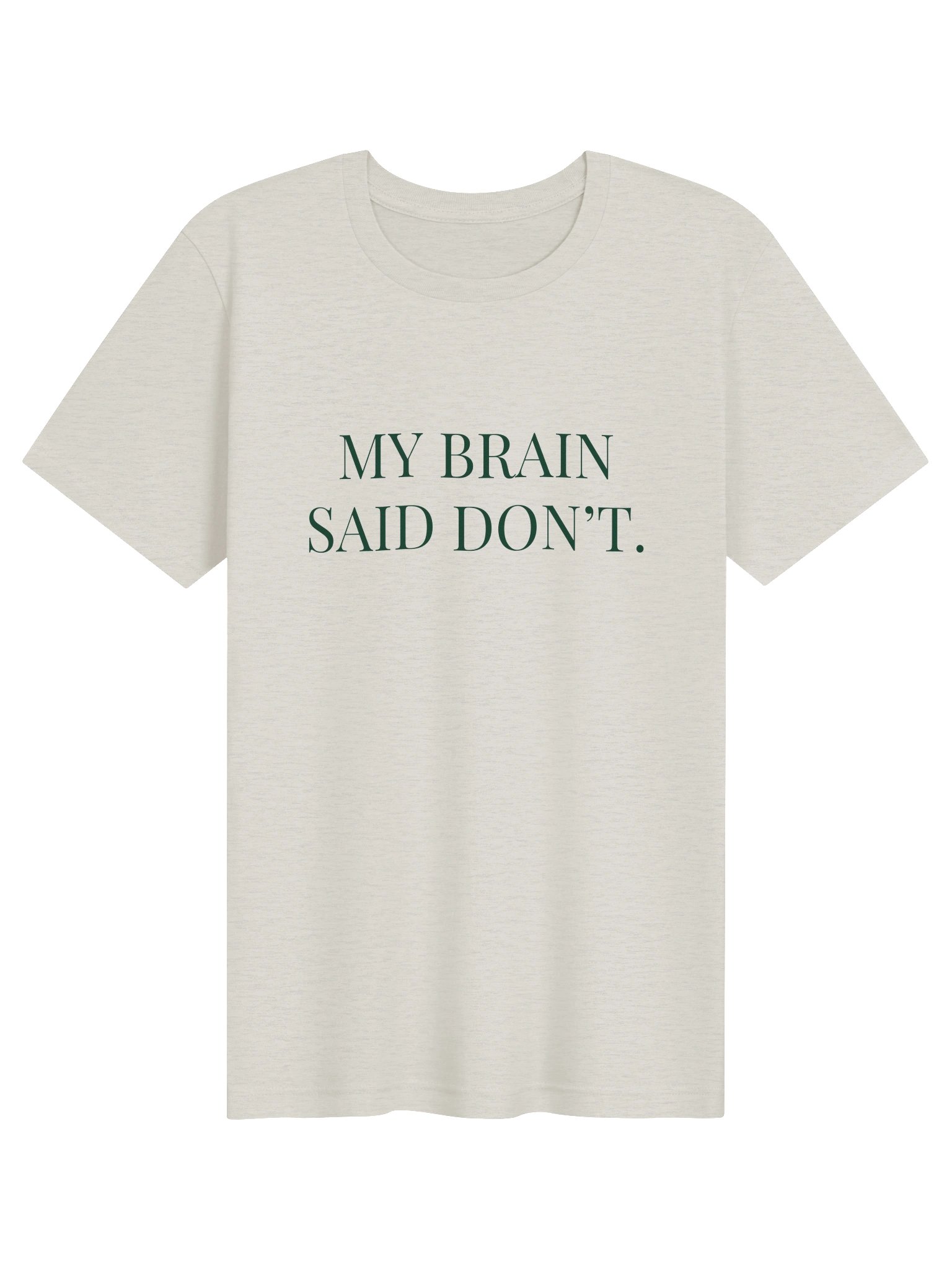 Mindset Evolution — Opposite Action Tee (Heather Dust) product image (1)