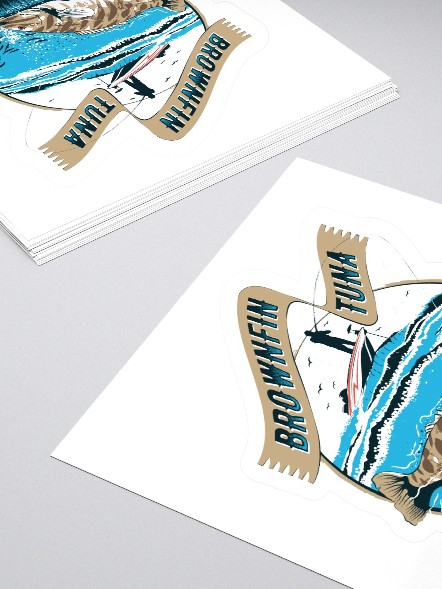 Brownfin Tuna Stickers product image (11)