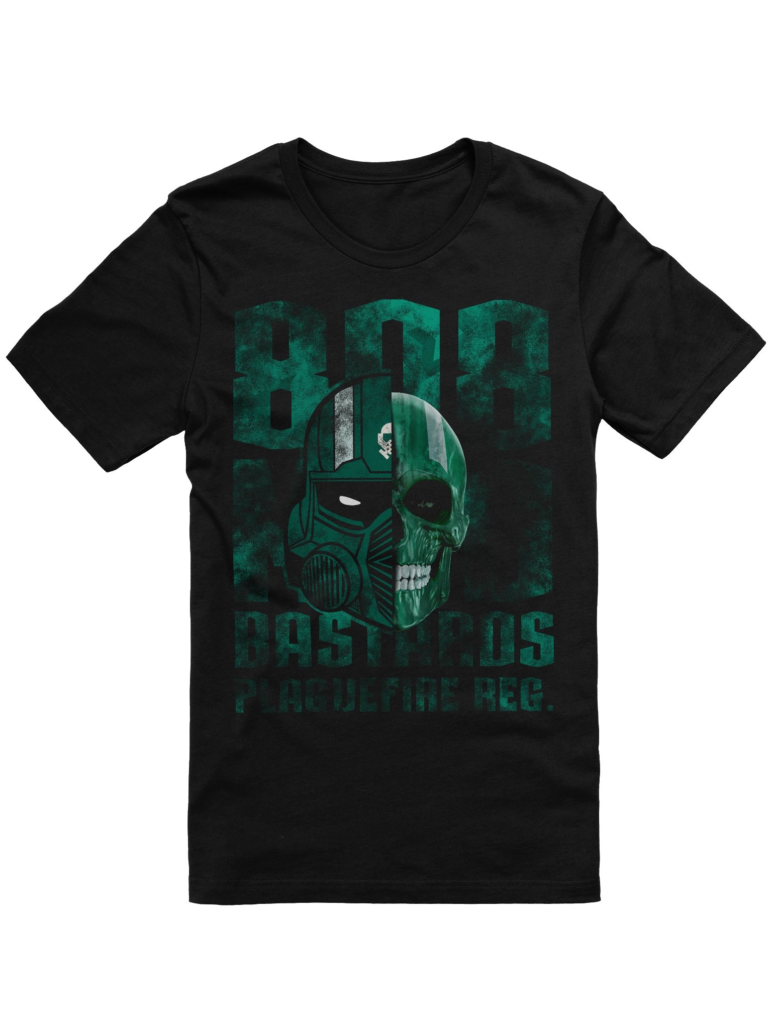Plaguefire Skull Helmet Tee product image (3)
