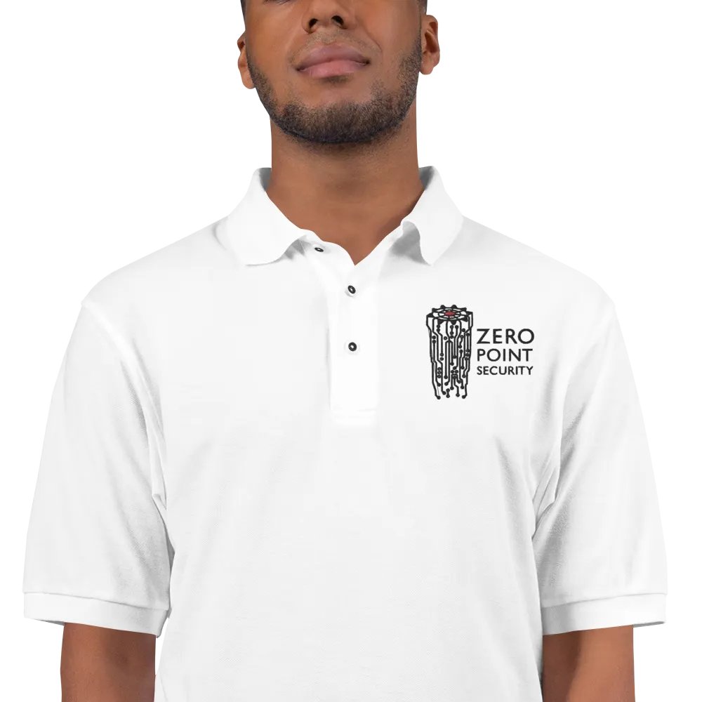 Zero-Point Polo Shirt (White) product image (3)