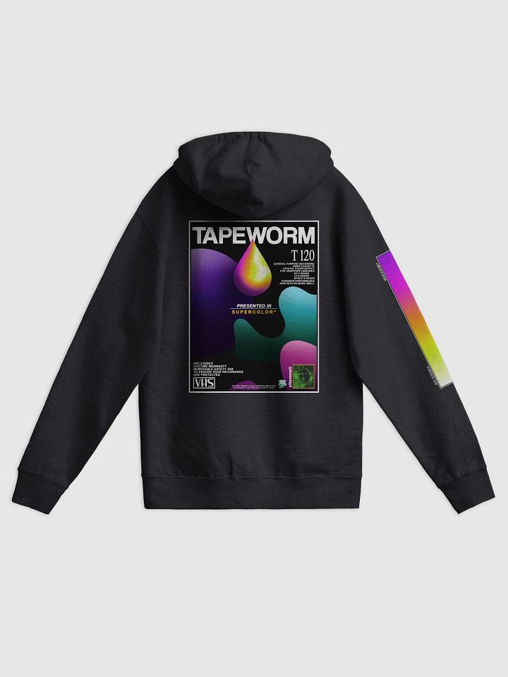 TAPEWORM VHS 1991 zipper backprint hoodie product image (2)