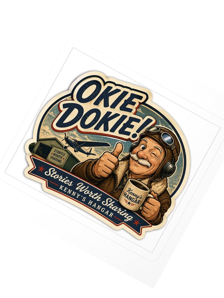 Okie Dokie Kiss Cut Sticker product image (2)