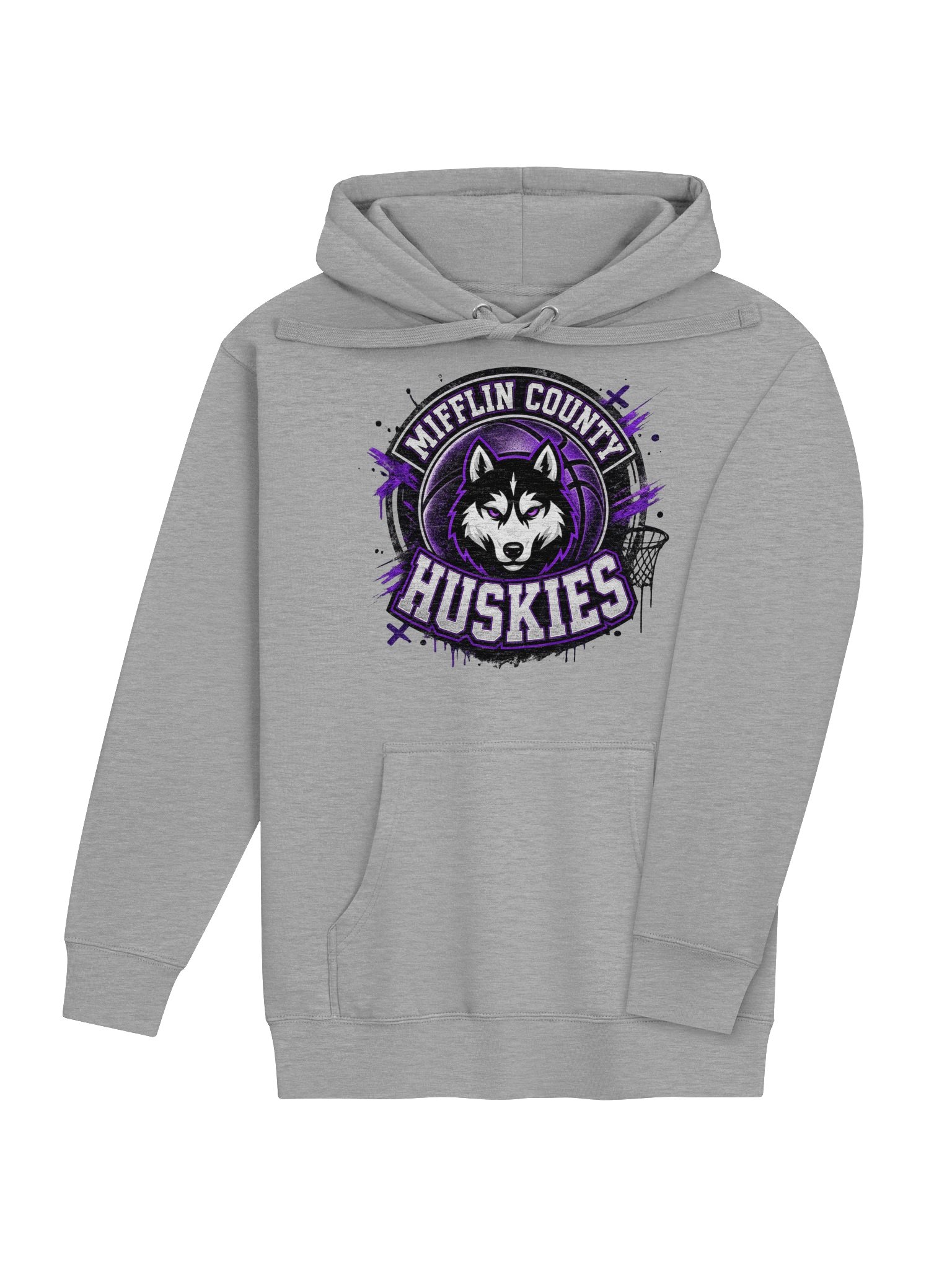 Mifflin County Huskies Grunge Hoodie product image (12)