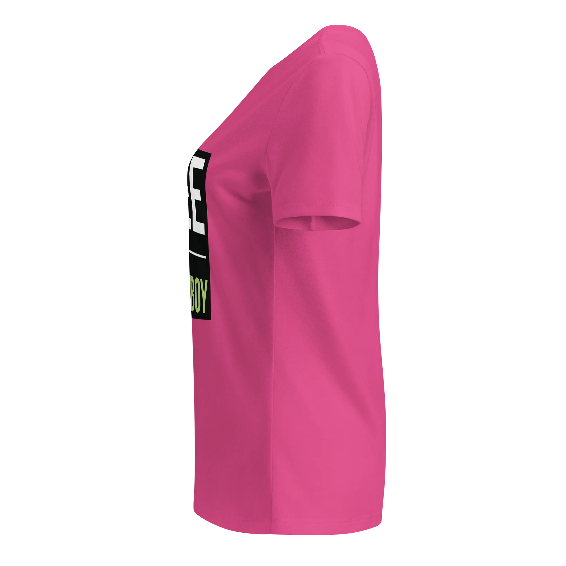 Free Turtleboy Text - Women's Relaxed V Neck product image (3)