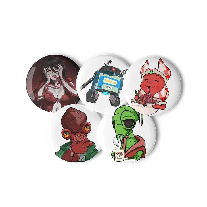 Can Mayonnaise Kill a Jedi? Pin Buttons product image (2)