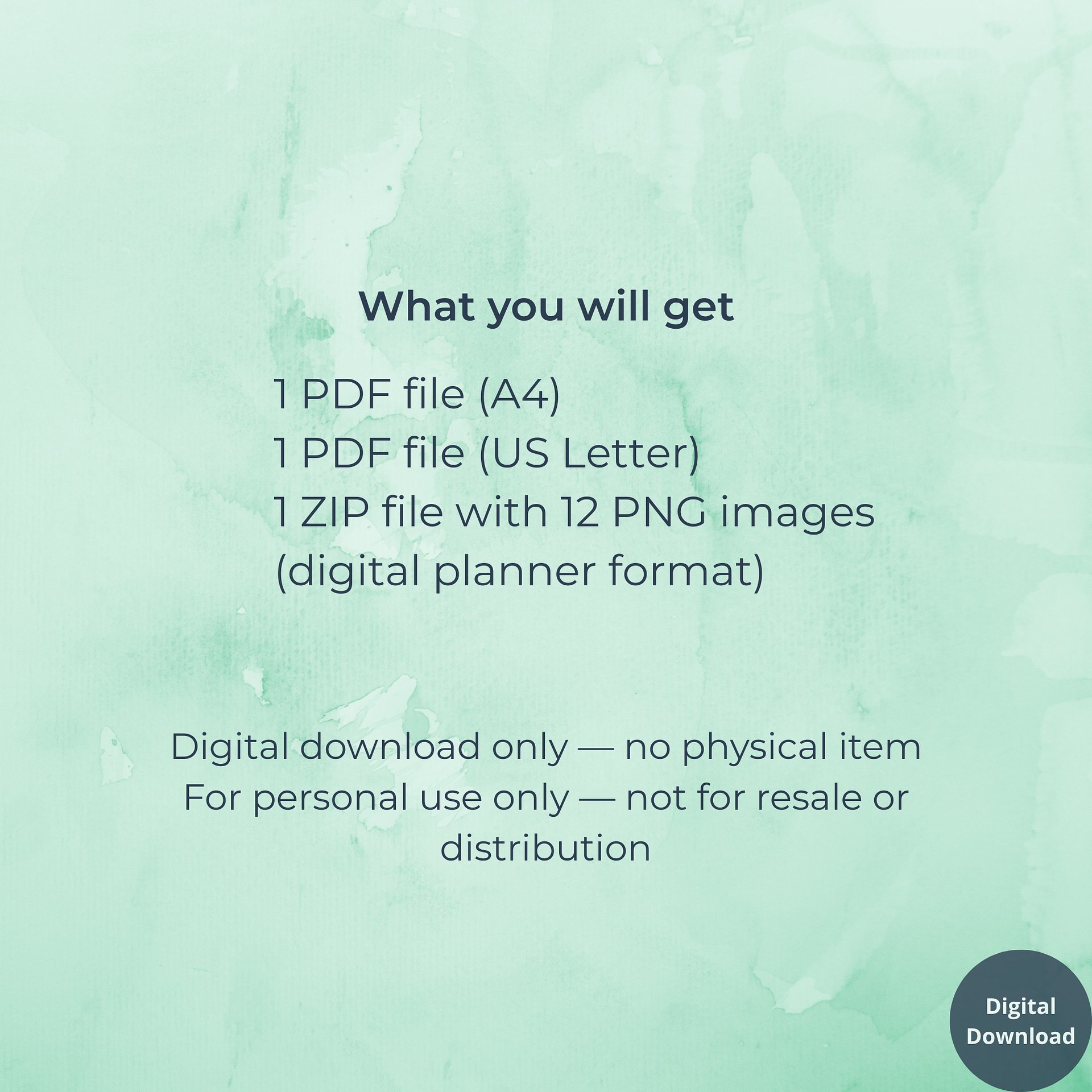 2026 Monthly Calendar product image (6)