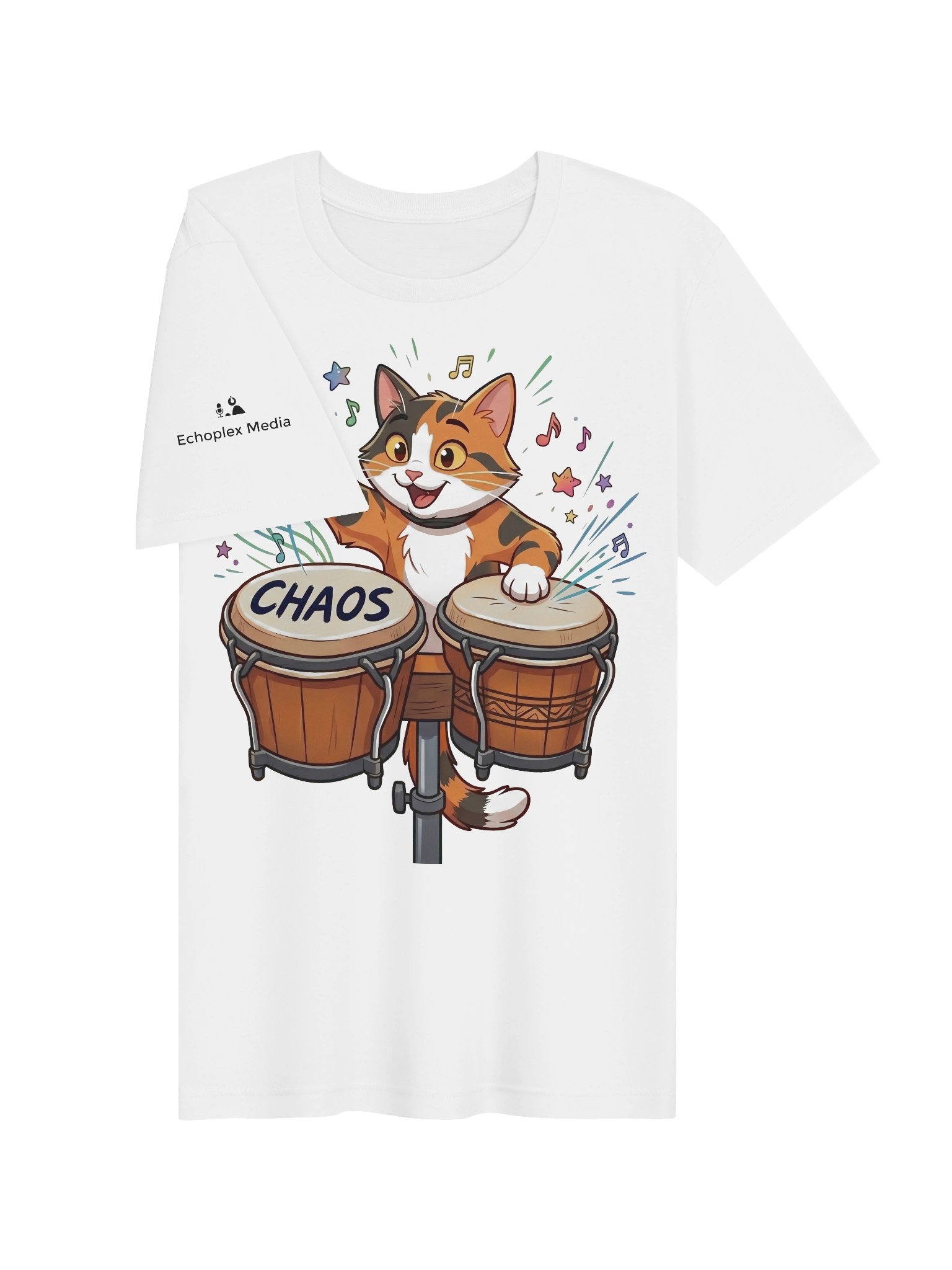 Chaos Bongo Cat Tee - Light Colors product image (54)