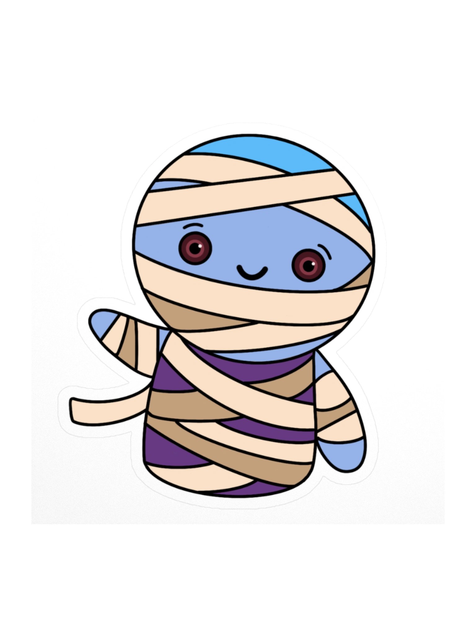 Mummy Squarsh Sticker product image (2)