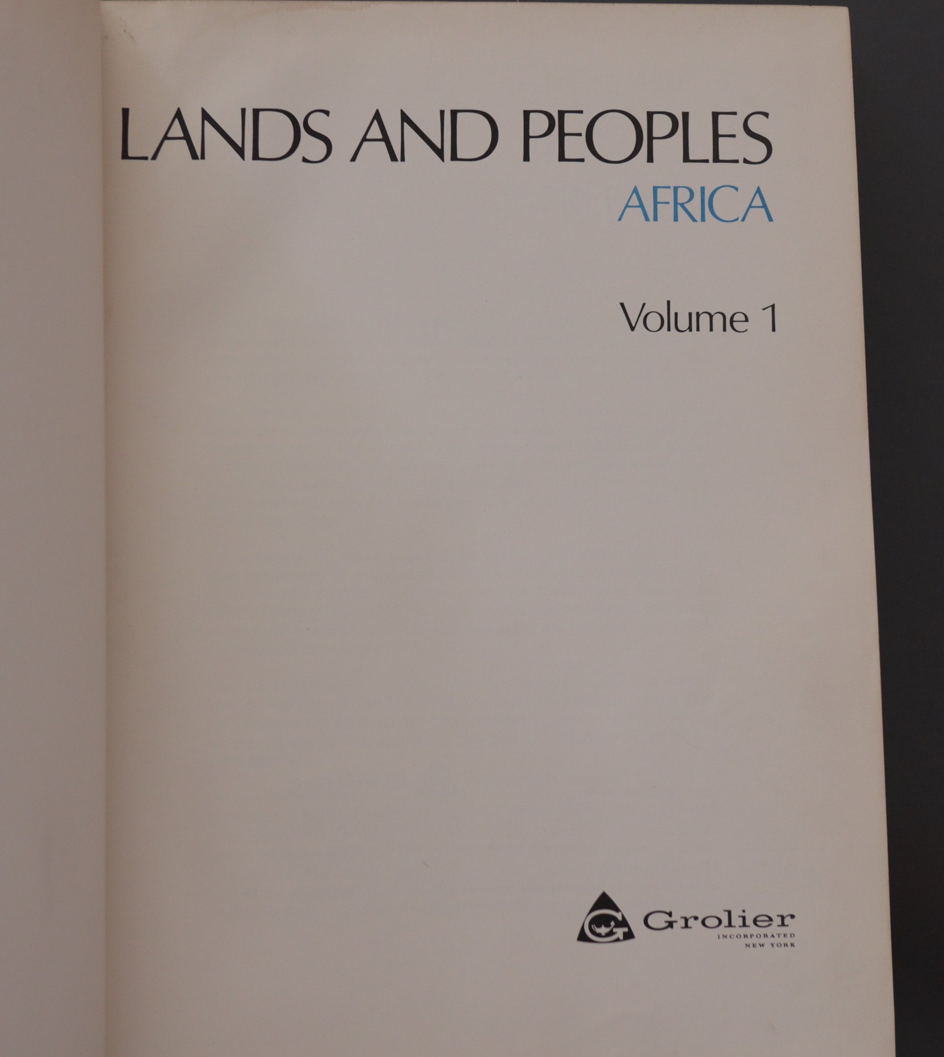 مجلد من المجلة الشهيرة Land and People 1972 product image (1)