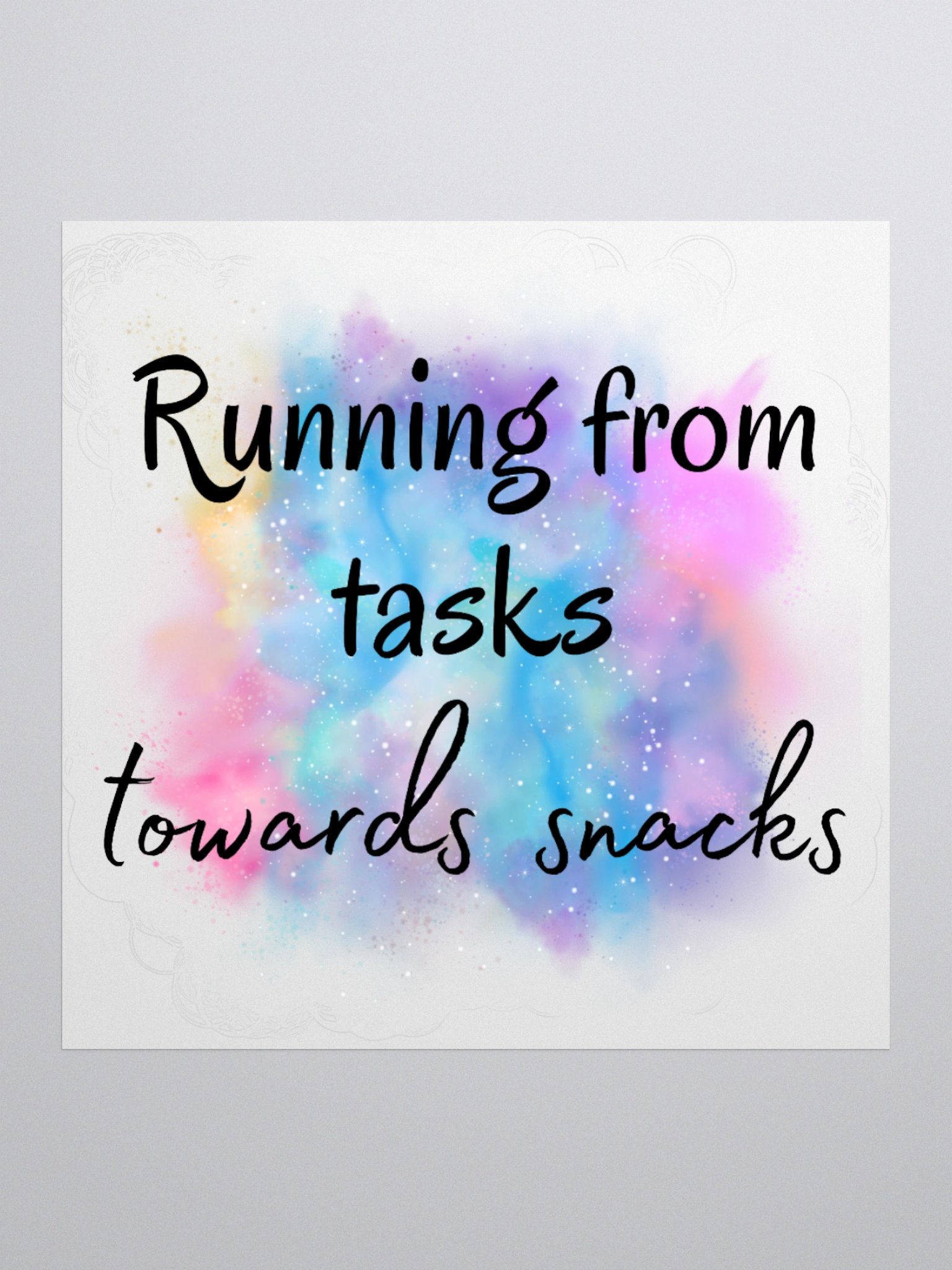 Running from Tasks Stickers product image (1)