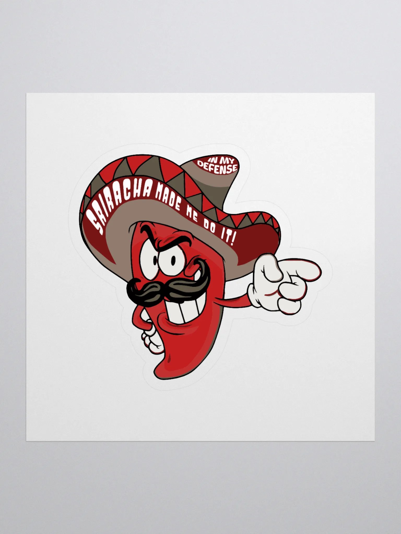 Sriracha Chili Pepper Sticker product image (1)
