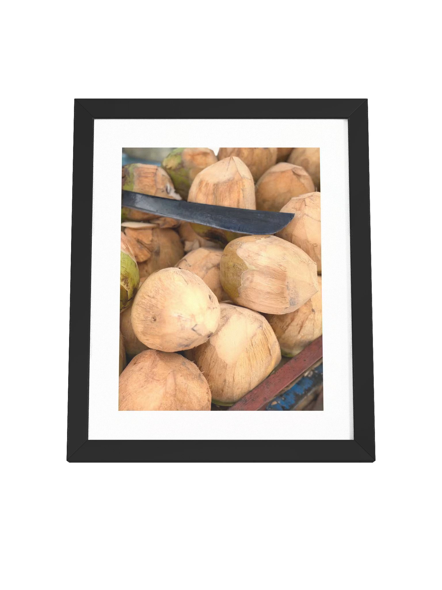 Coconut and Machete Framed Art Print product image (11)