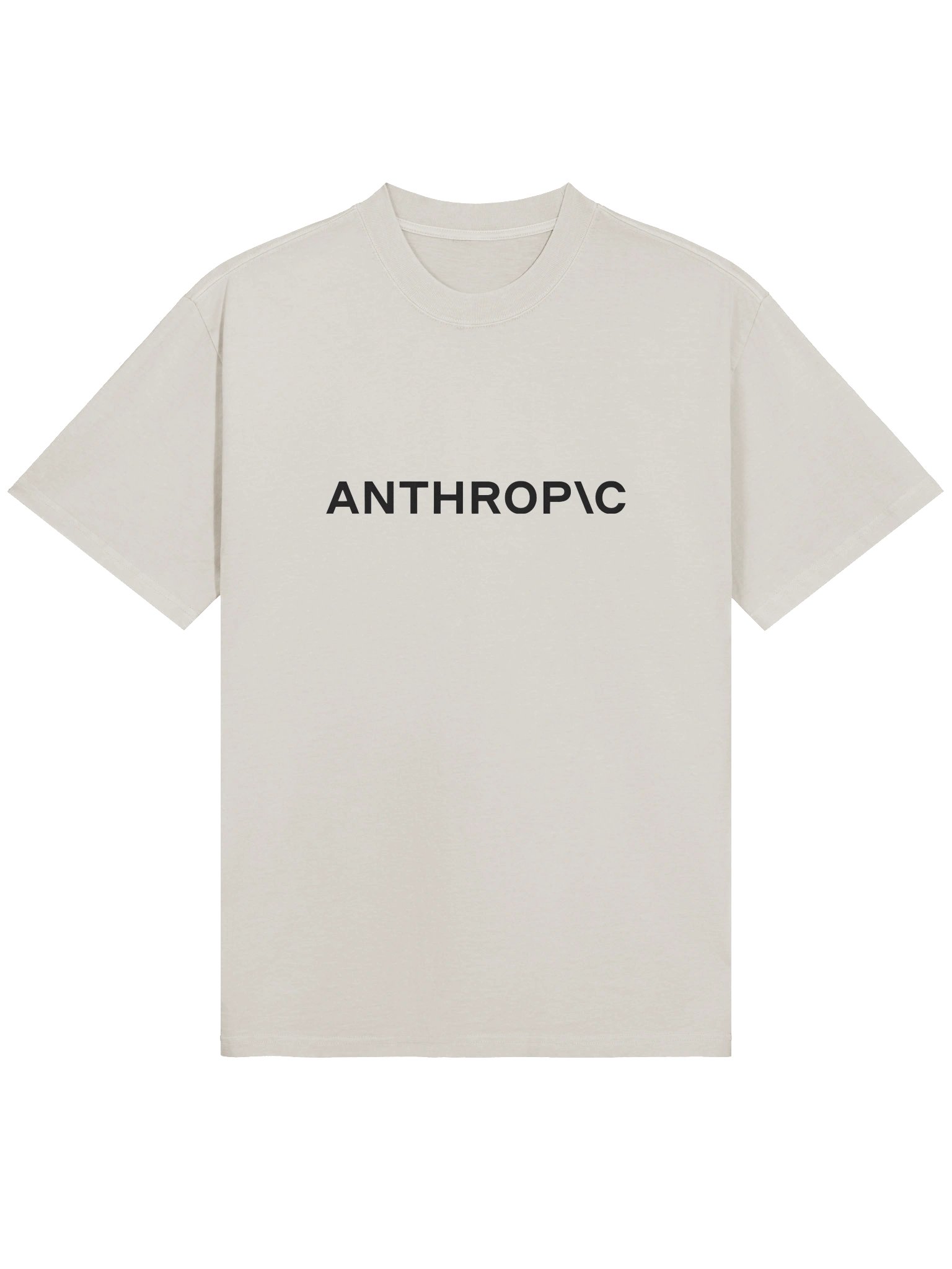 anthropic — tee (faded bone) product image (1)