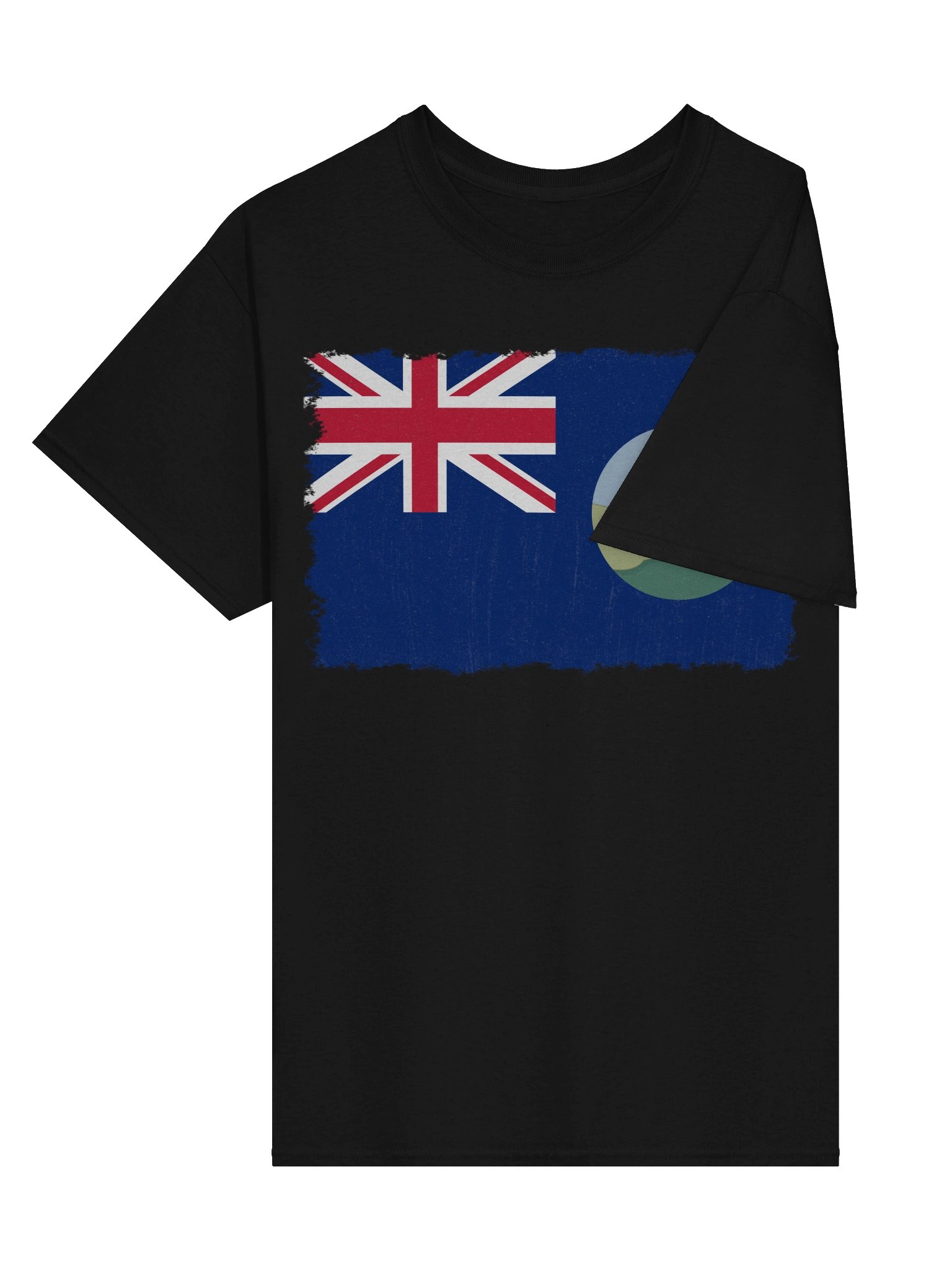 British Weihaiwei Flag Distressed T-Shirt product image (3)