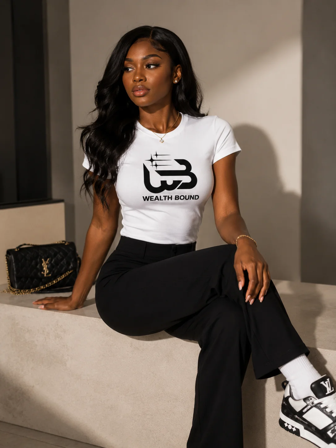 Women’s Cotton Crew Neck T-Shirt product image (1)