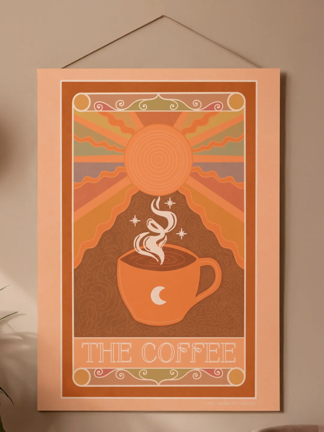 The Coffee Tarot Card Print product image (1)