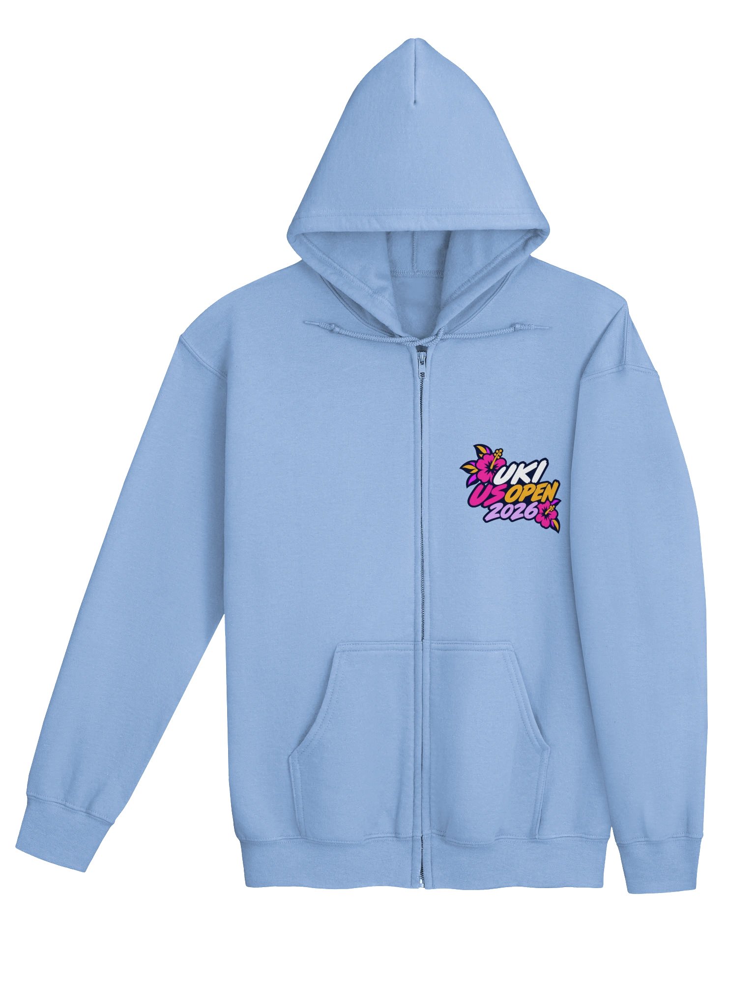 UKI US Open 2026 Zip-Up Hoodie – Border Collie Agility Competition Sweatshirt – Jacksonville Florida Dog Agility Hoodie product image (4)