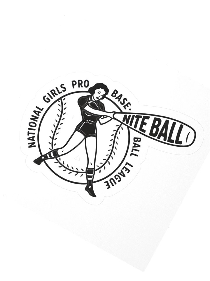 NGBL Legacy Collection Original Nite Ball Logo Kiss Cut Sticker product image (3)