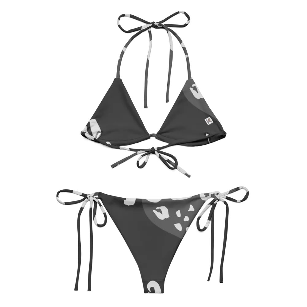 Grey Leopard All-Over Bikini Set product image (6)