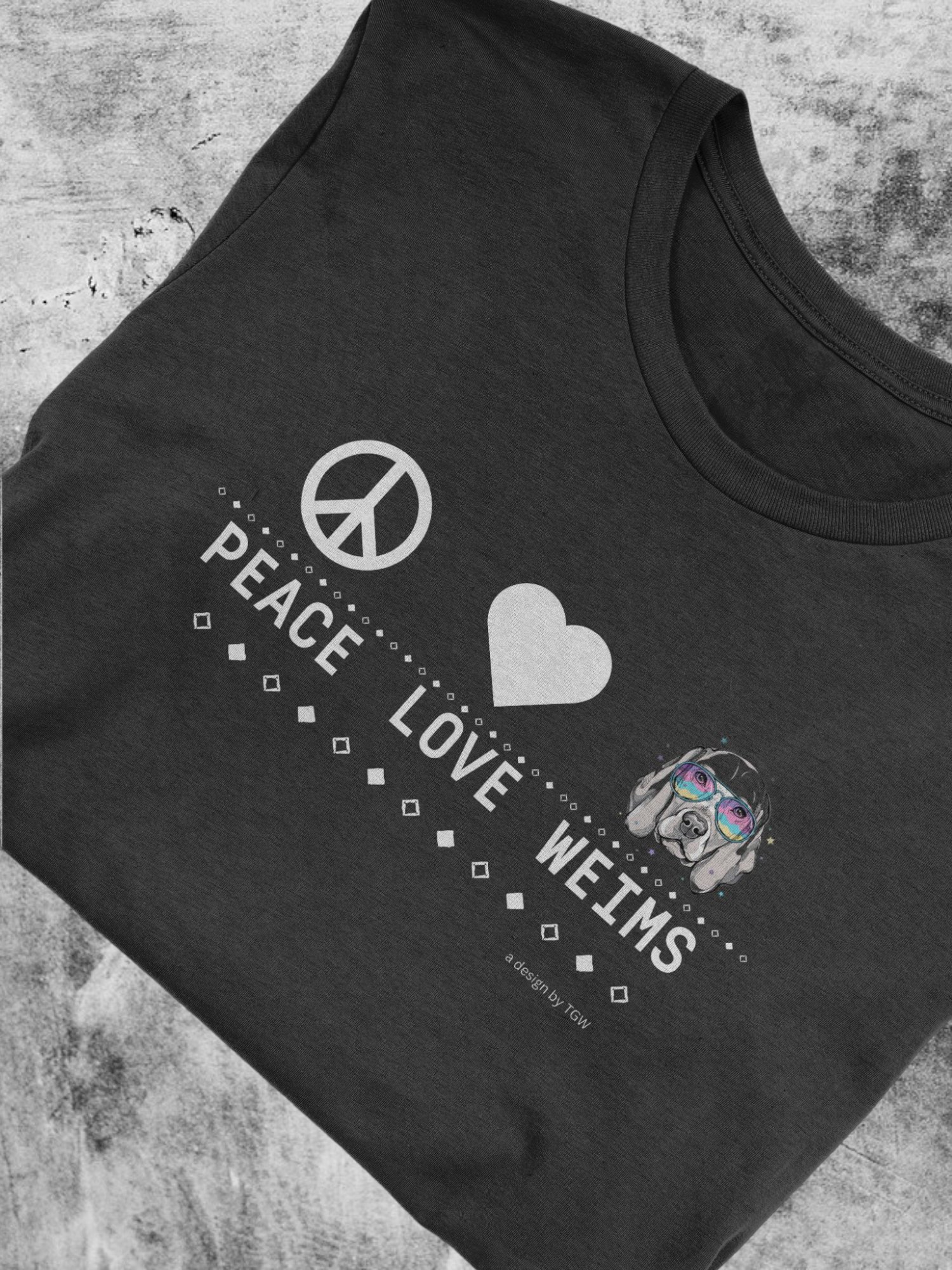 Peace Love Weims - Bella+Canvas Supersoft T-shirt product image (30)