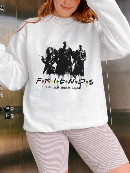 Friends Dark Lord Funny Parody Halloween Fall Sweatshirt product image (7)