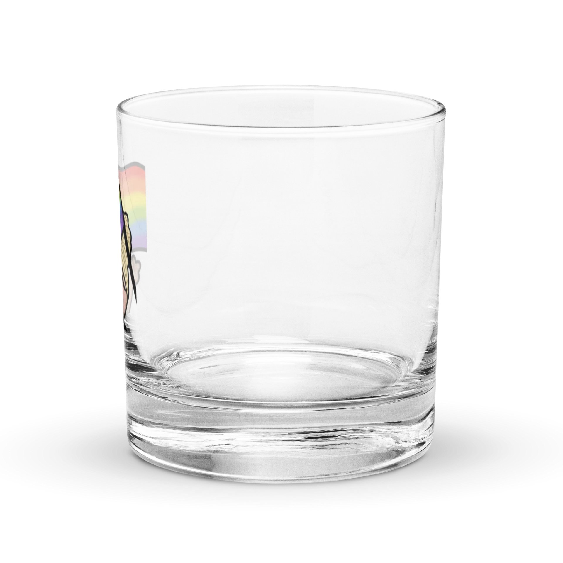 Pride Flag Rocks Glass product image (2)