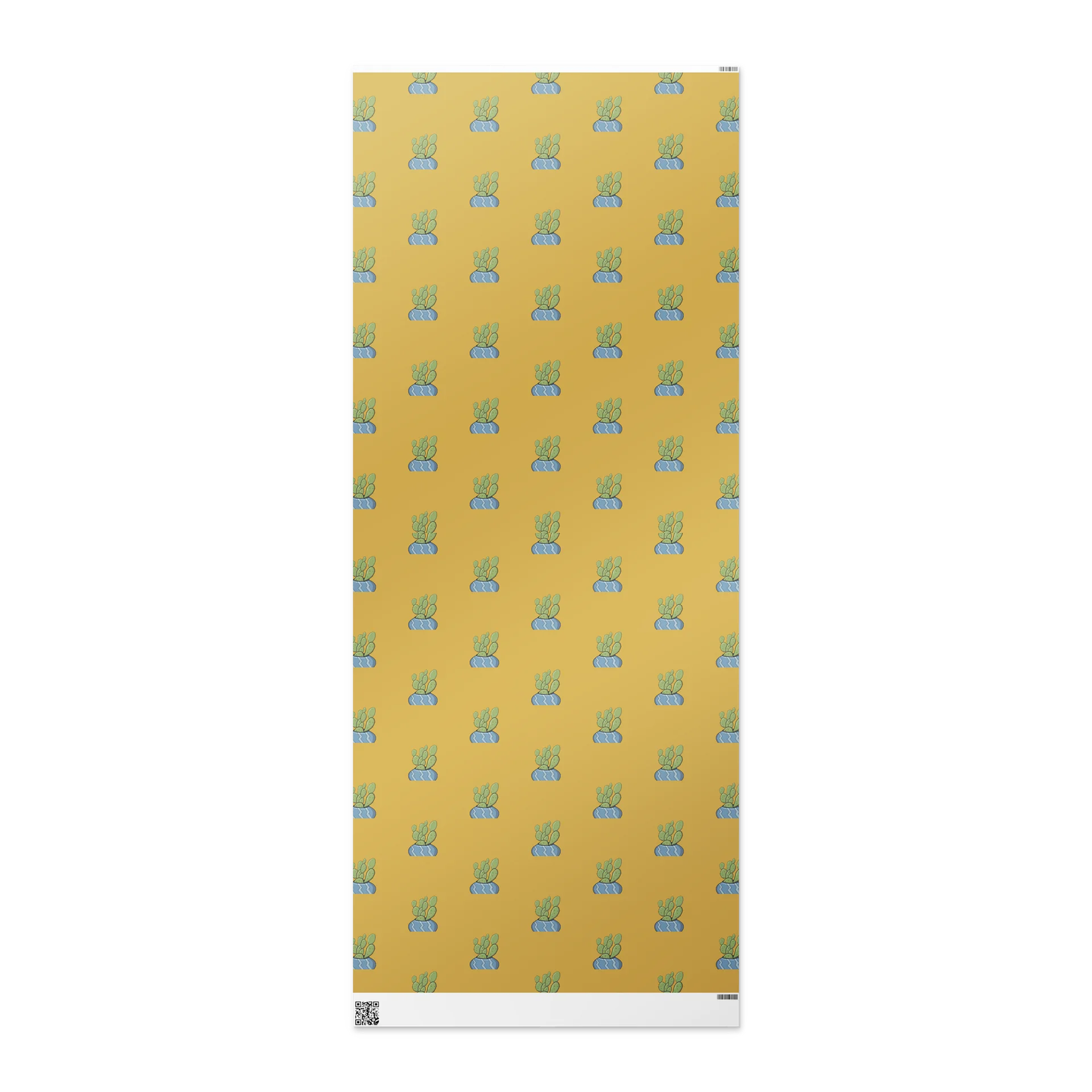 Bunny Cactus Botanical Classic Seamless Botanical Wrap, Matte or Glossy Finish product image (3)