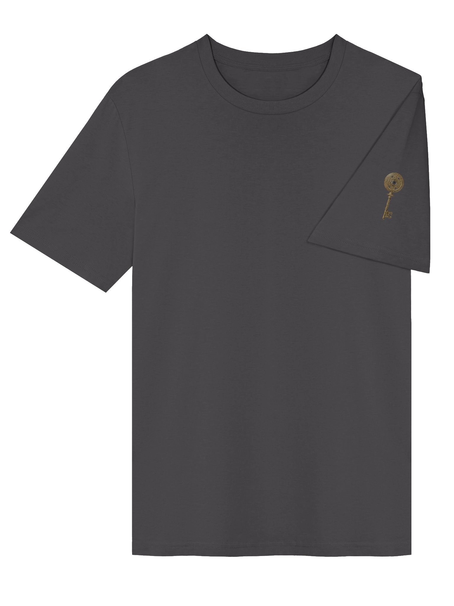 The Gatekeeper’s Key – Anthracite Reverse Obsidian Edition (Back + Left Shoulder Print) product image (4)