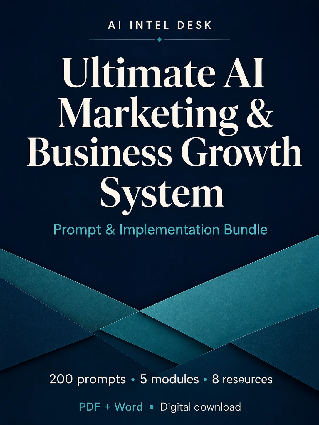 Ultimate AI Marketing & Business Growth System — Prompt & Implementation Bundle product image (1)