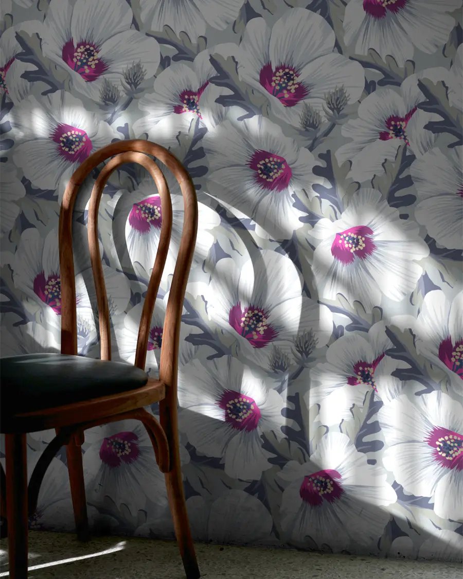 Wallpaper Mockup with Wooden Chair product image (5)