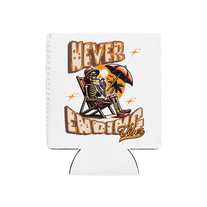 Never Ending Vibes Skeletal Sunset Coozie product image (1)