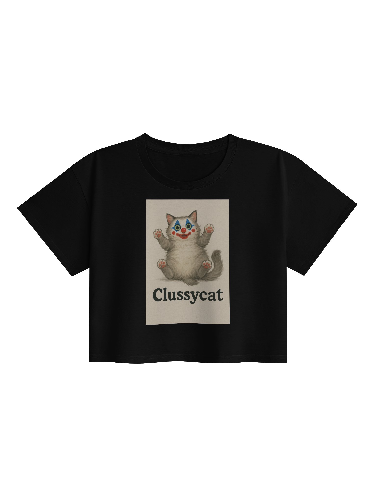 Clussycat Crop Tee Shirt product image (1)