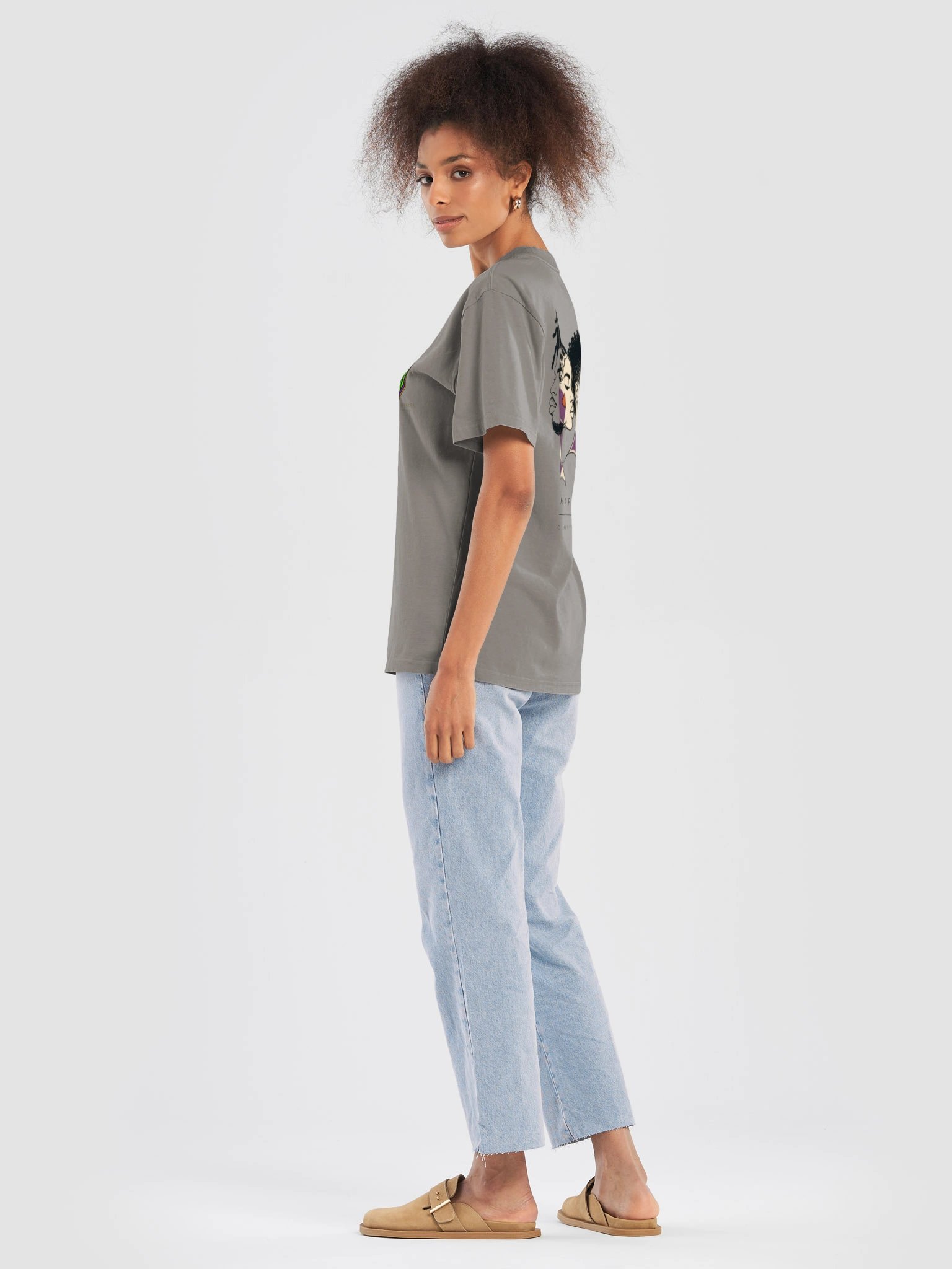 Bold Faces Oversized Tee product image (8)