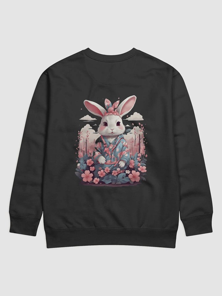 Kawaii Floral Bunny Hoodie Sweatshirt product image (10)