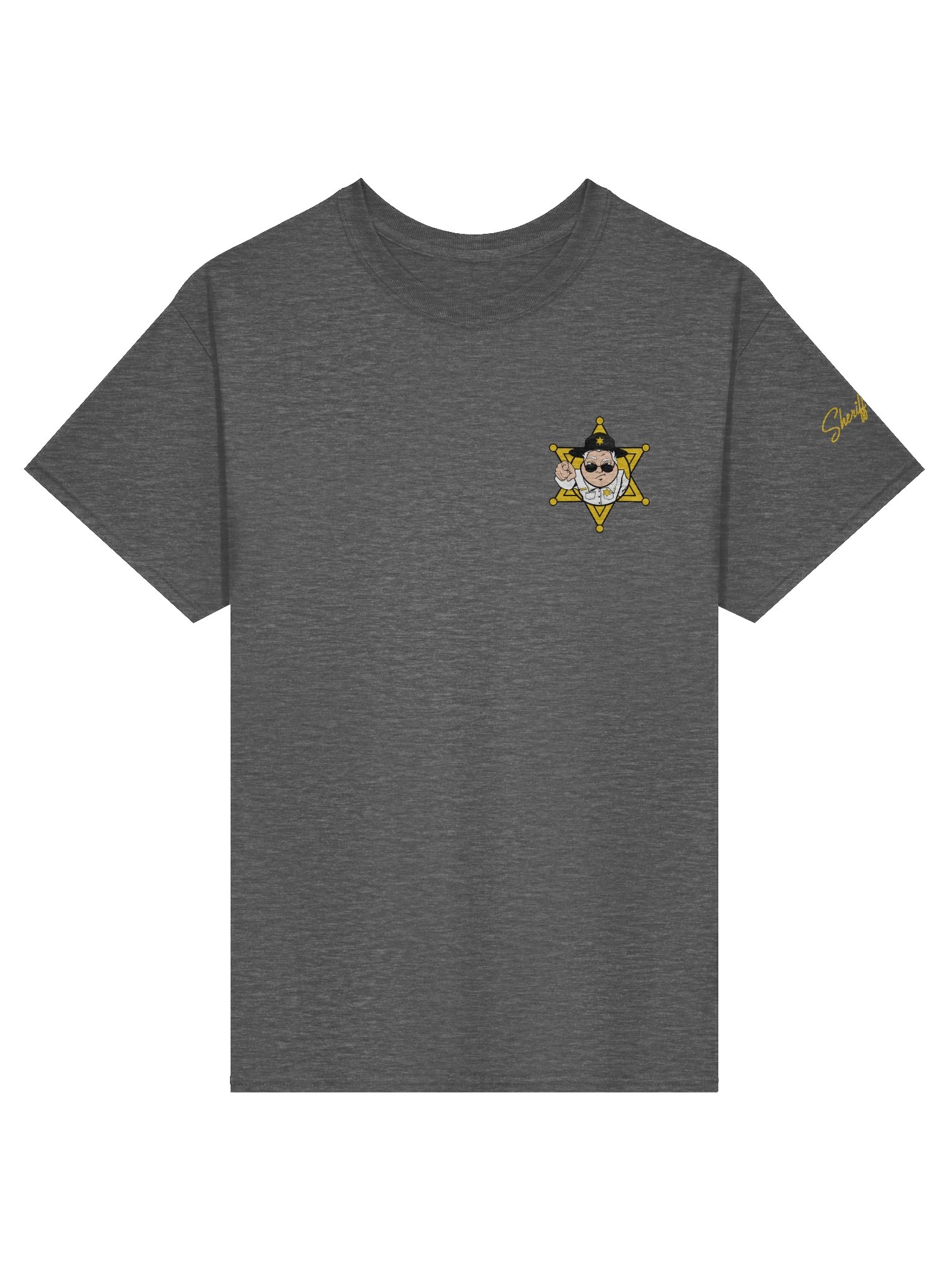 Sheriff Logo And Name Heavyweight T-Shirt by Gildan product image (1)
