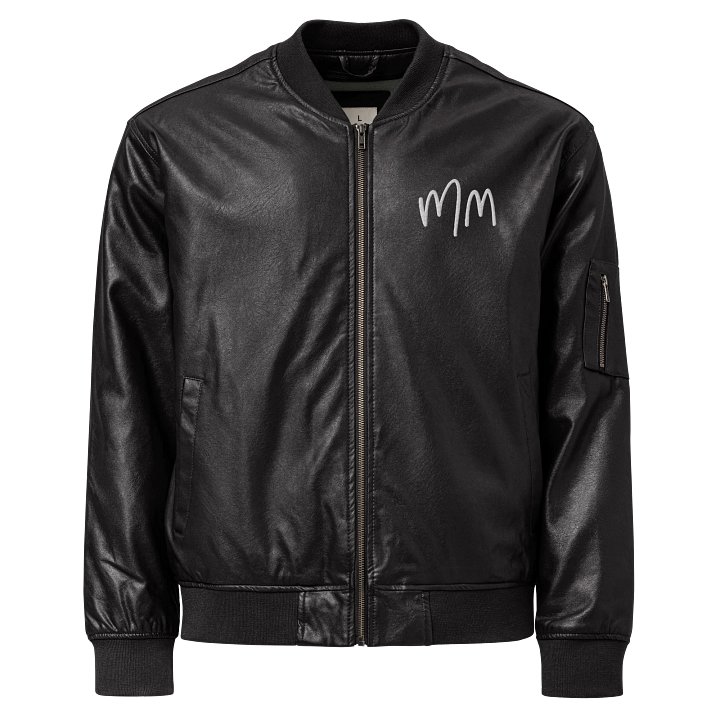 LEATHER BOMBER JACKET product image (1)
