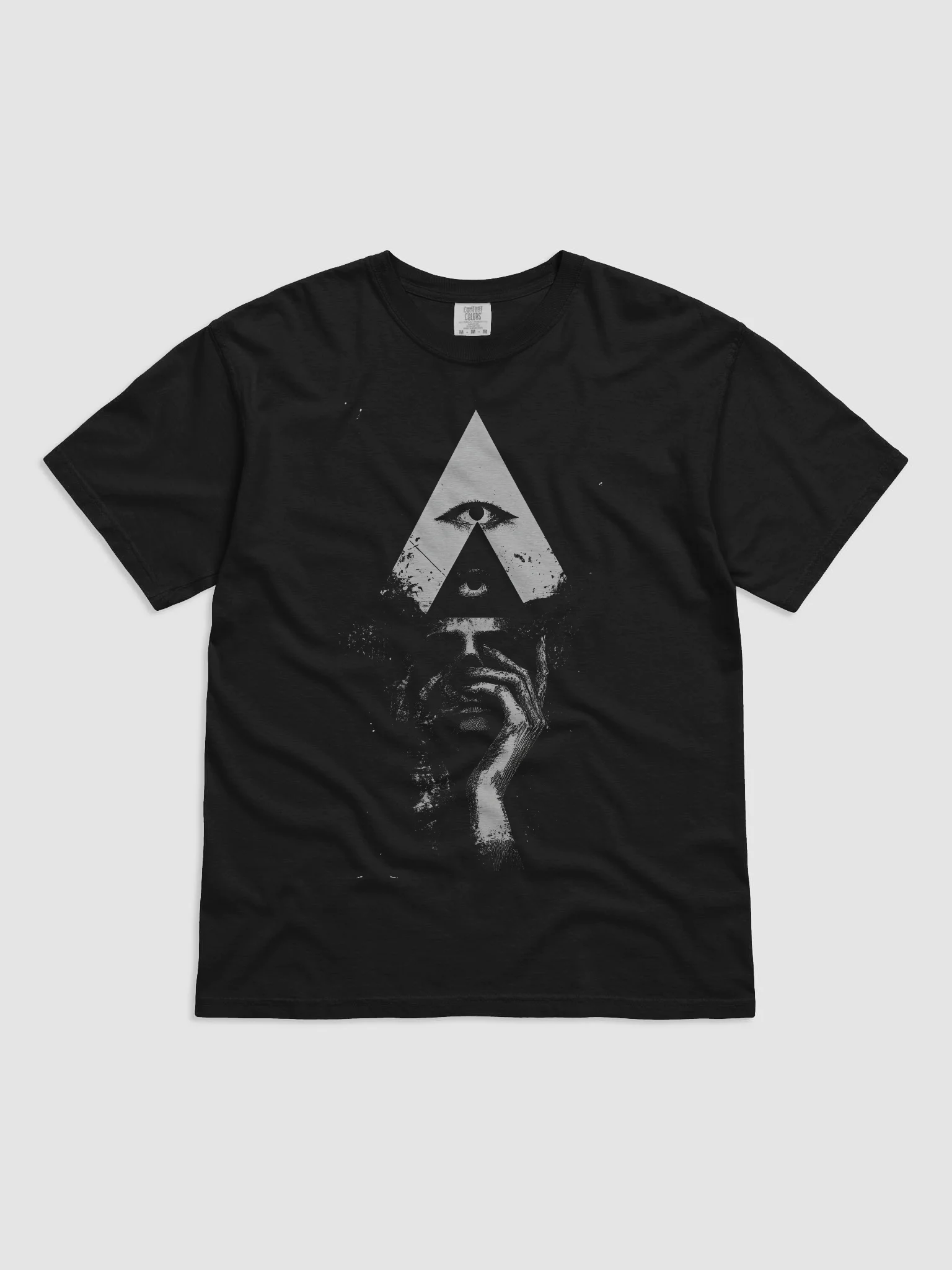 Pyramid Serpent Eye Black Short-Sleeve Graphic T-Shirt product image (1)