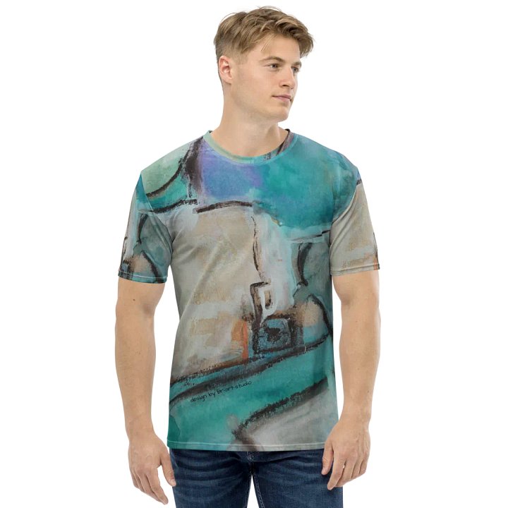 oringinal watercolour painting by b.reters on tshirt product image (2)
