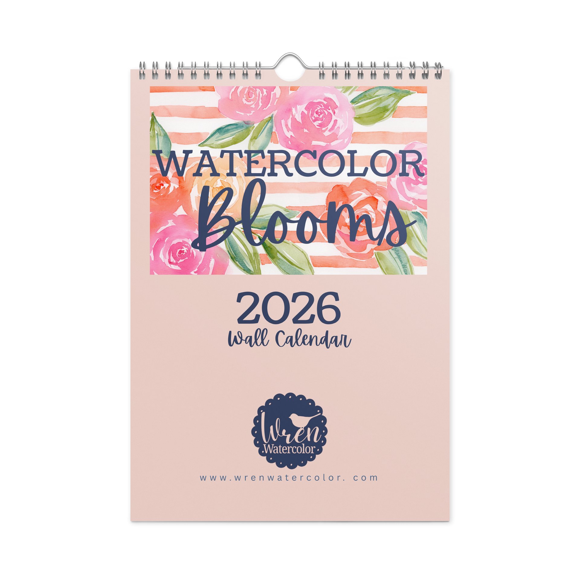 Watercolor Blooms 2026 Wall Calendar product image (3)