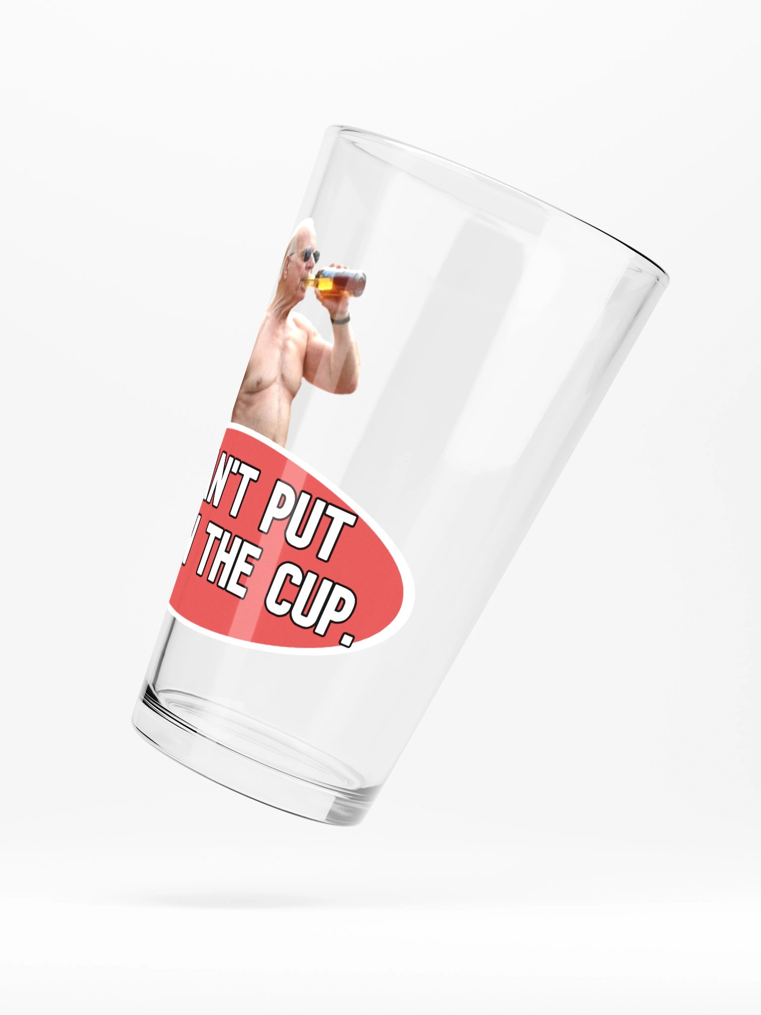 Can't Put Down The Cup Pint Glass product image (5)