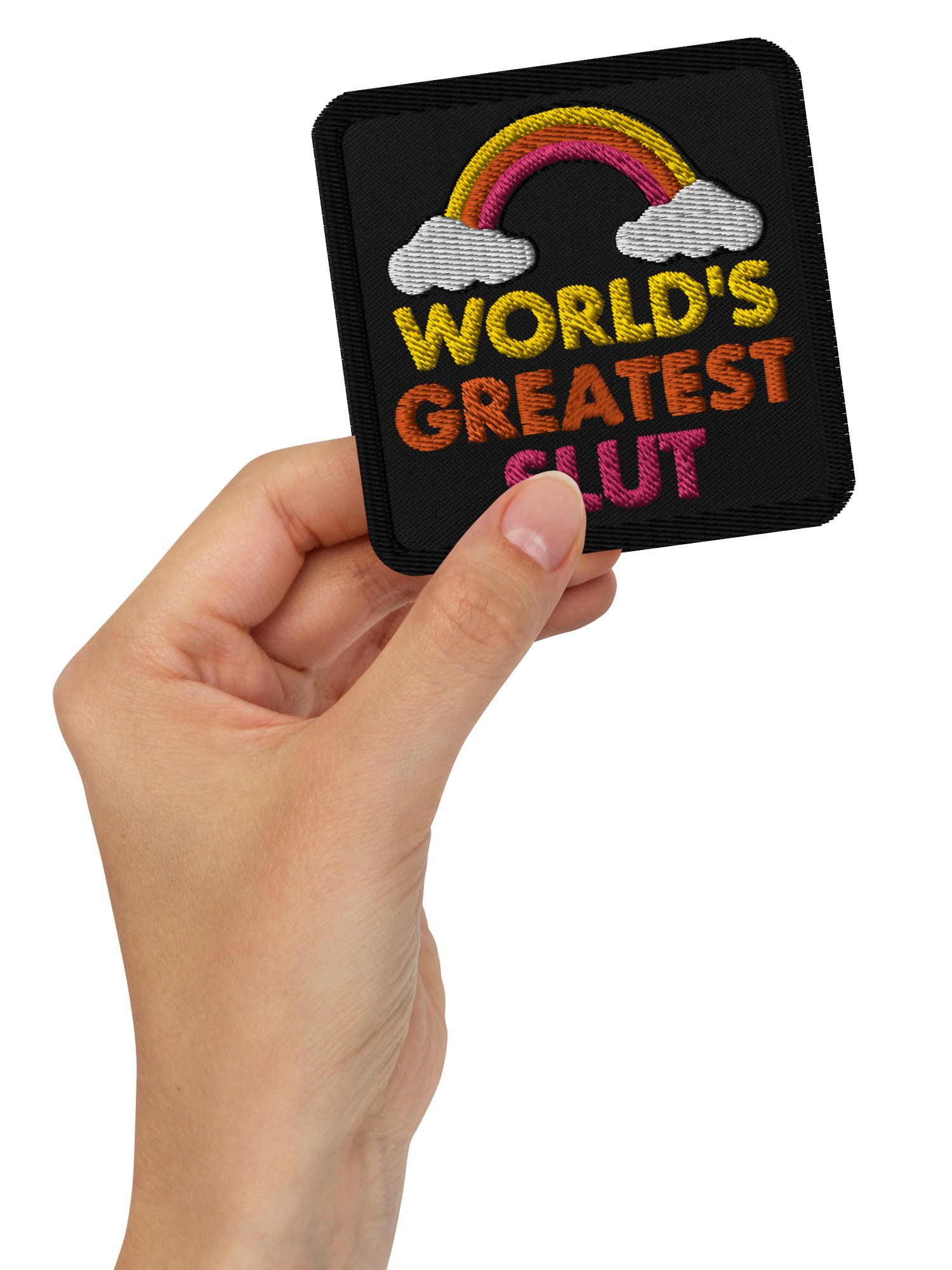 World's Greatest Slut 3 inch patch product image (3)