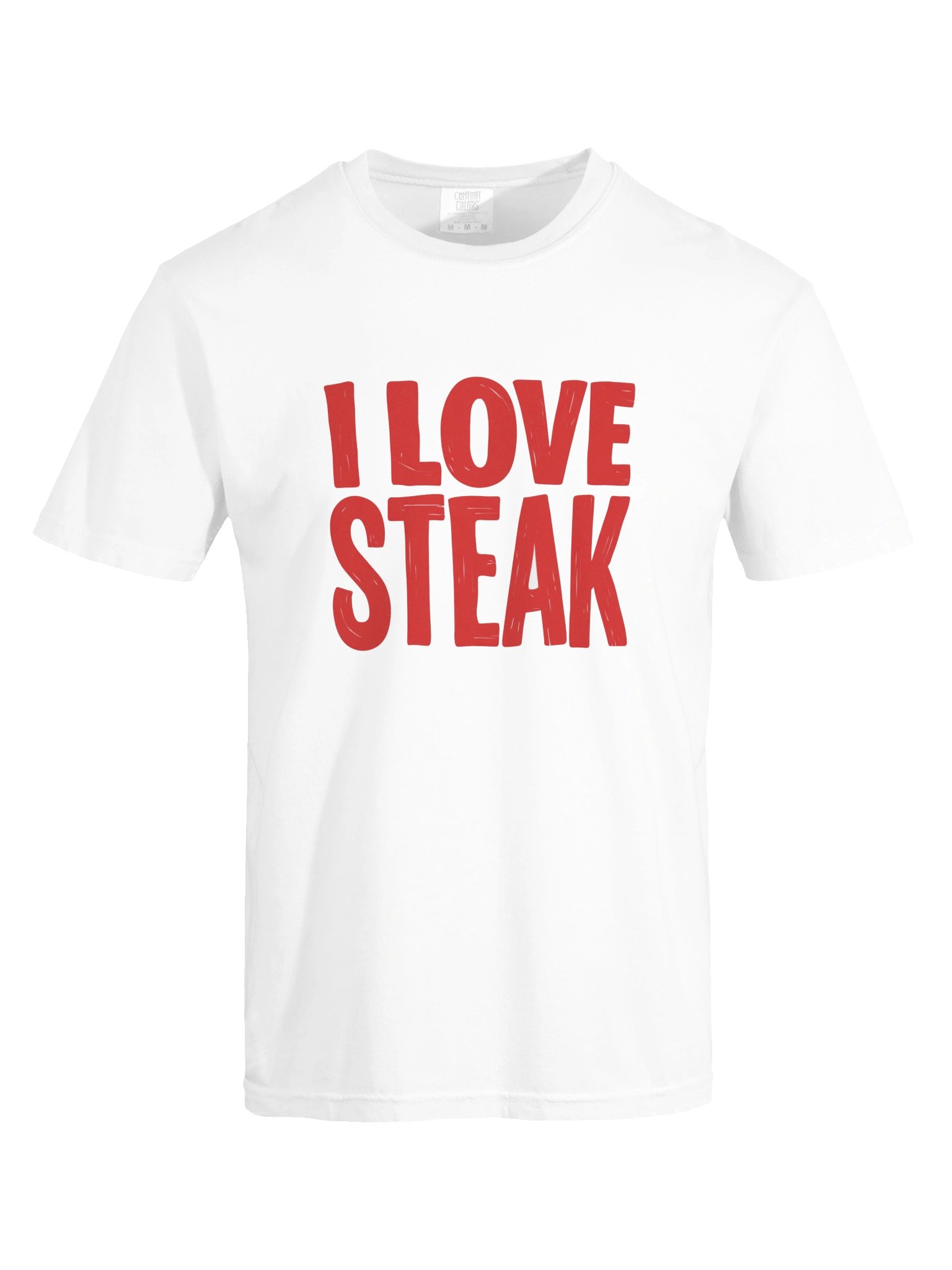 I Love Steak White T-Shirt product image (9)