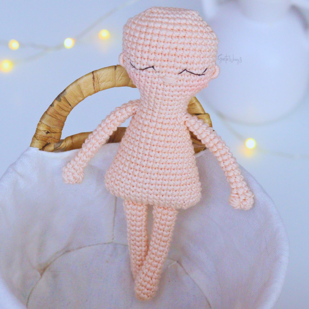 EBOOK COLECCIÓN CUQUISGRETA: Patrón Cuerpo Base Amigurumi + 4 Diseños Esenciales de Muñecas (Descarga Digital) product image (6)