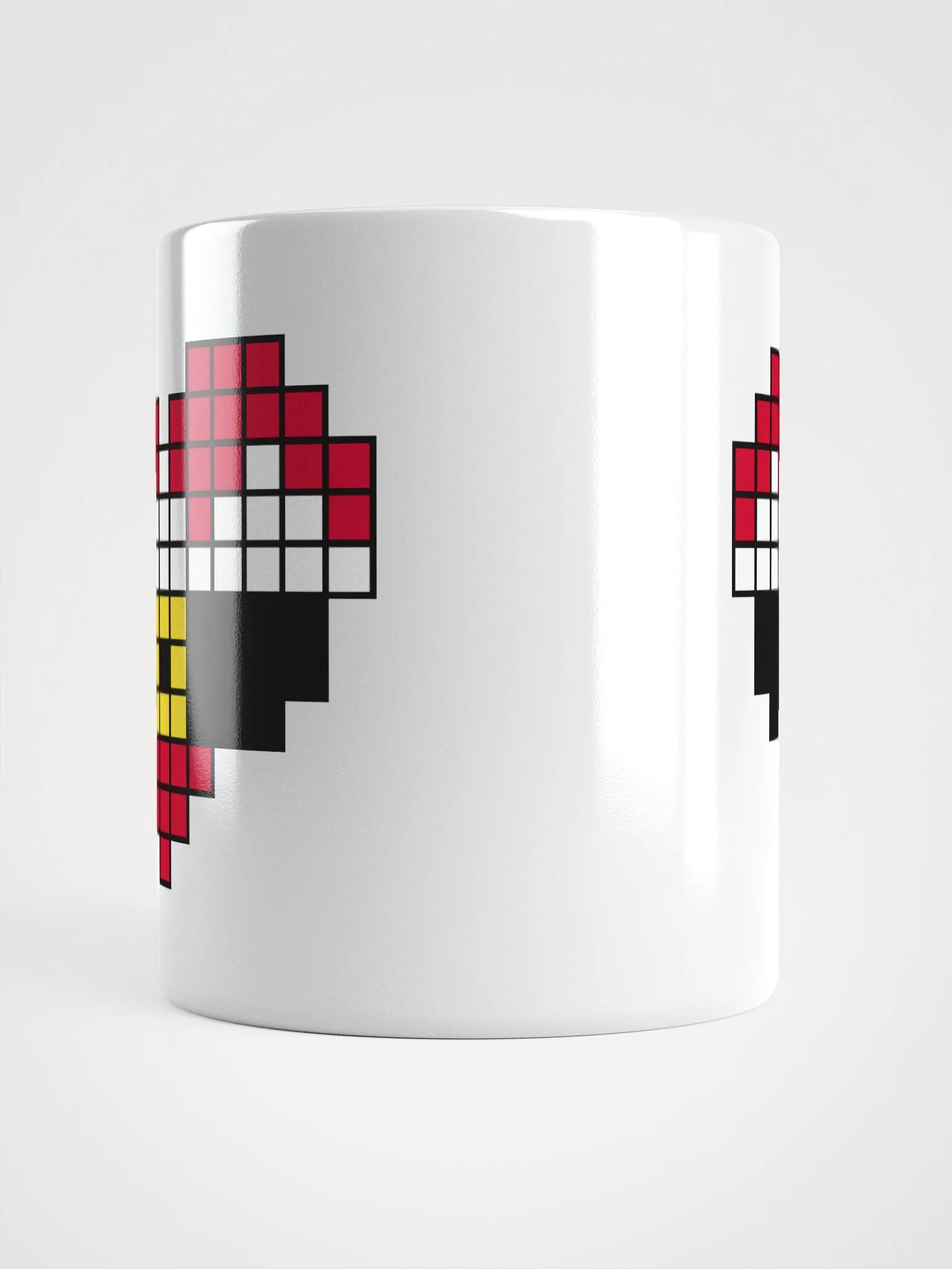 Santa Heart White Glossy Mug product image (6)