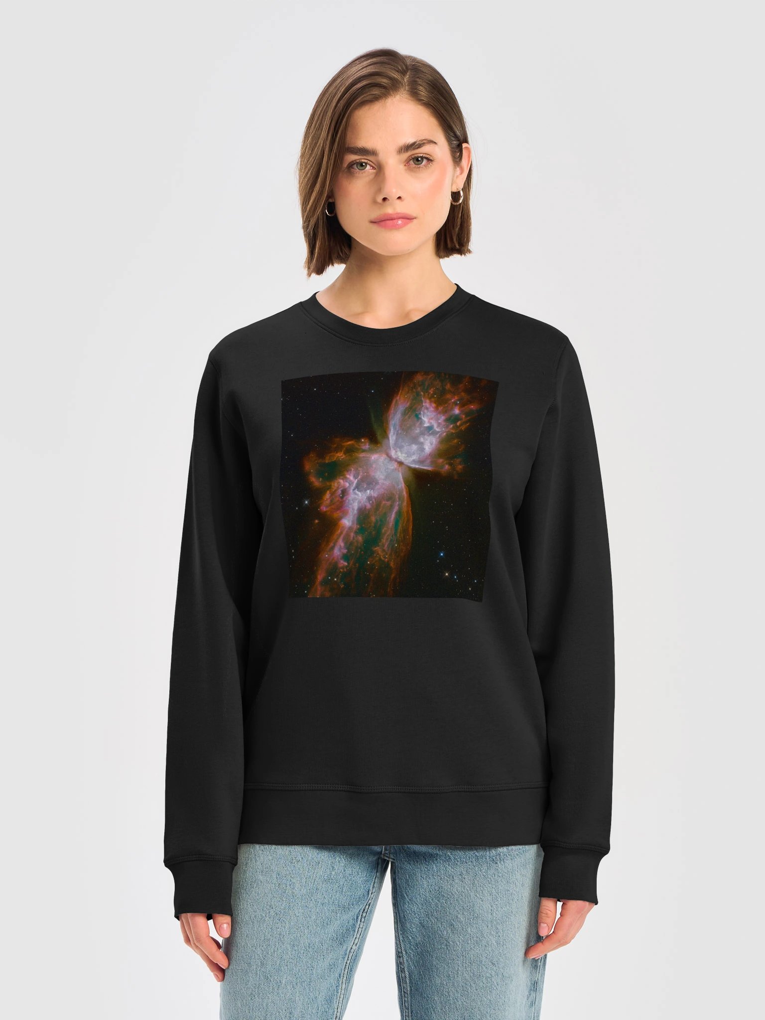 Butterfly Nebula Cosmic Space Astronomy Design Sweatshirt product image (21)