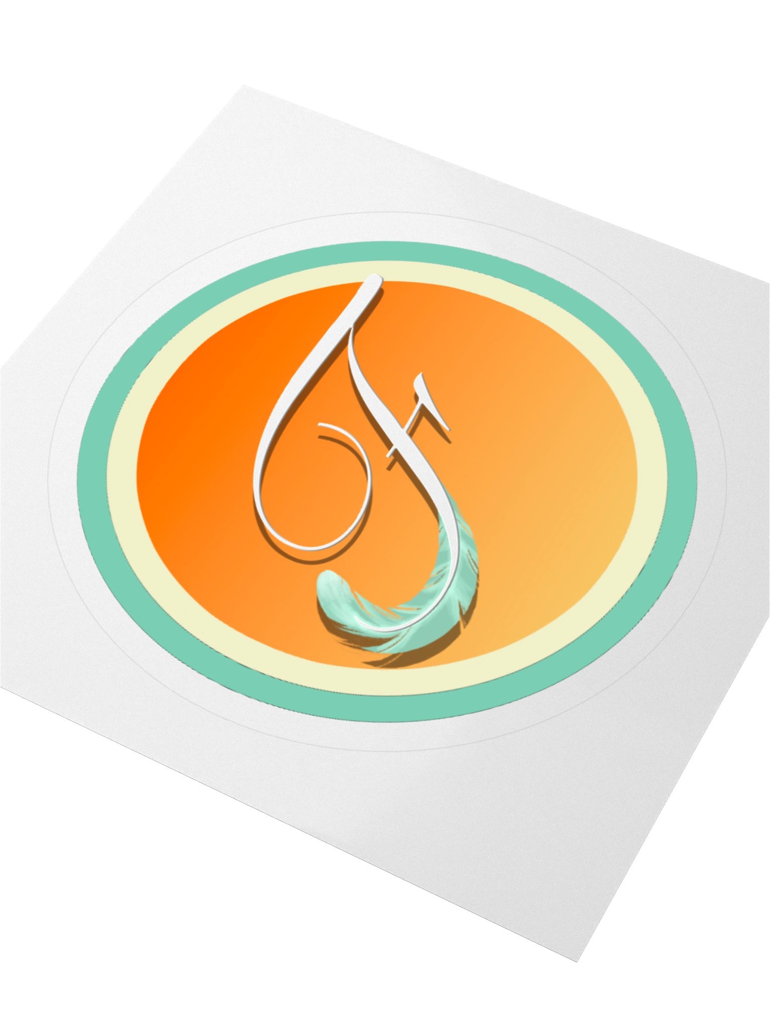 Feather Logo Sticker product image (3)