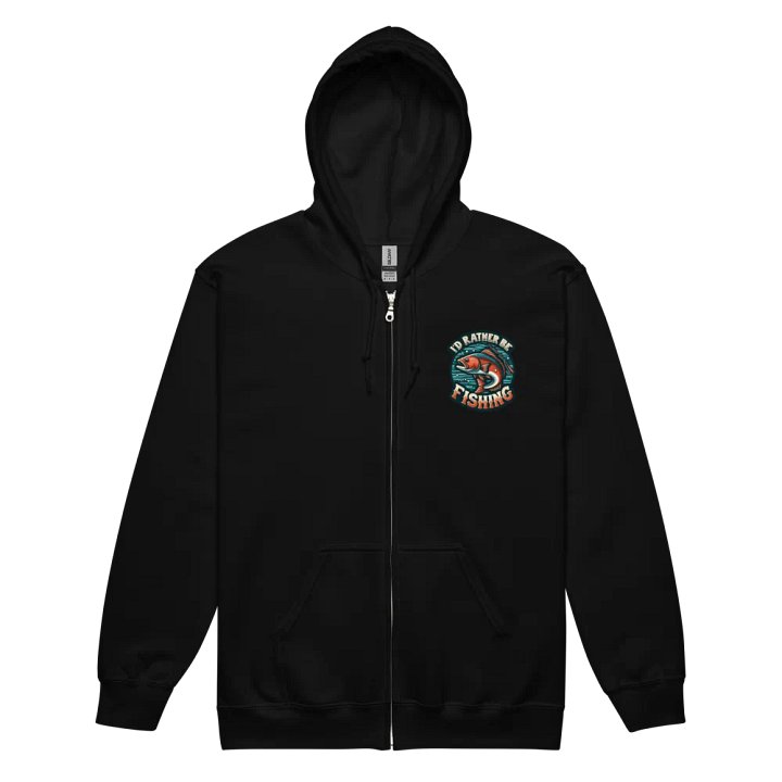 I'd Rather Be Fishing Printed Hoodie product image (2)
